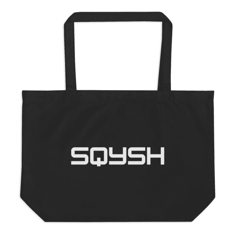 Sqysh Large tote bag — Text