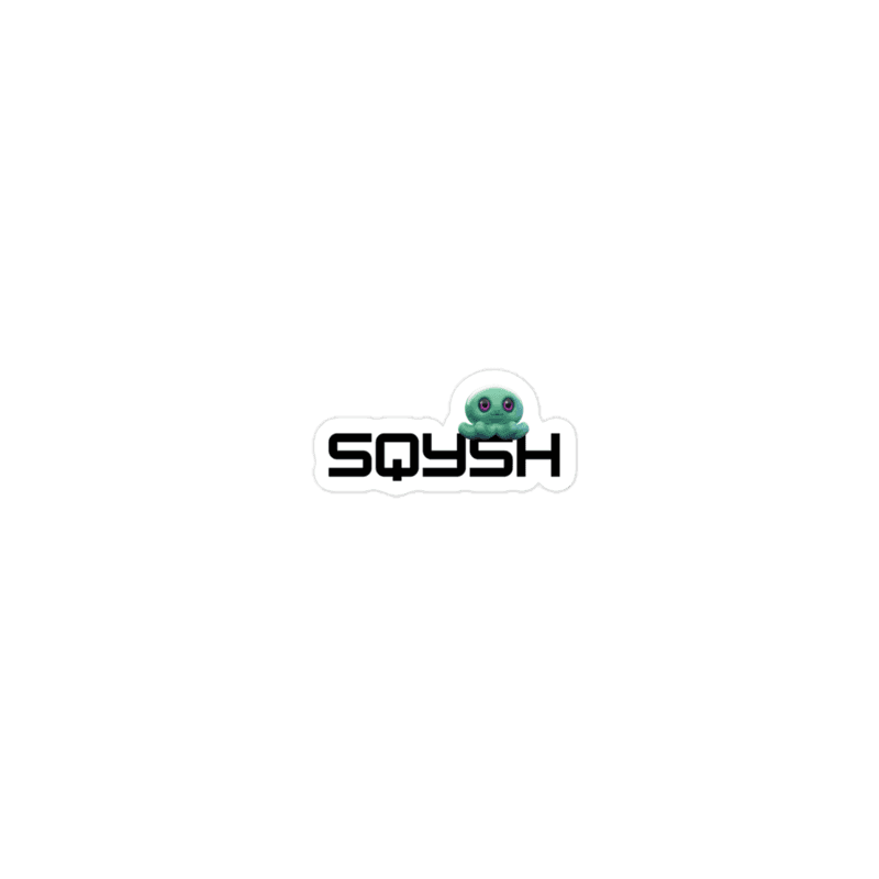 Sqysh Stickers — Mascot